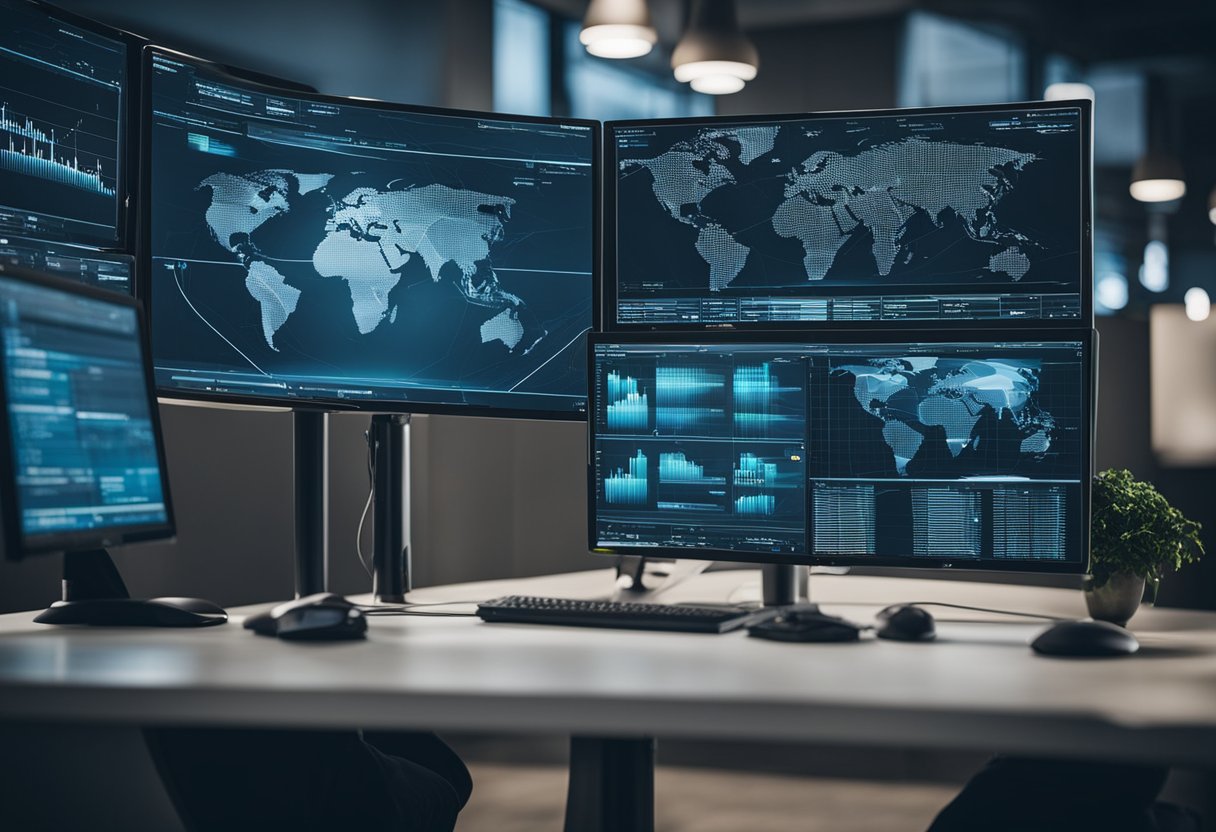 AI monitors network traffic, detects anomalies, and responds to potential threats in real-time. It identifies and mitigates vulnerabilities, enhancing overall cybersecurity measures